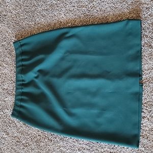 Emerald Green Bend Over Skirt - Size 14